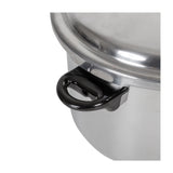 Olla de Presión Plateado De Aluminio 49.5x25.6cm de 11 Litros sin Revestimiento - OLLAS Y SARTENES | Bylmo