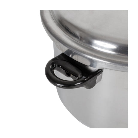 Olla de Presión Plateado De Aluminio 49.5x25.6cm de 11 Litros sin Revestimiento - OLLAS Y SARTENES | Bylmo