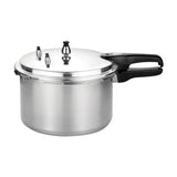 Olla de Presión Plateado De Aluminio 35x23cm de 4.2 Litros sin Revestimiento - OLLAS Y SARTENES | Bylmo