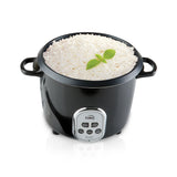 Olla Arrocera Negro y Gris 27.3x29.3cm de 1.5 Litros con Funciones Preconfiguradas - OLLAS ARROCERAS | Bylmo