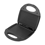 Sanduchera Negro 22.8x8cm Tipo Panini con Dos Puestos de Cocción - SANDUCHERAS Y WAFLERAS | Bylmo