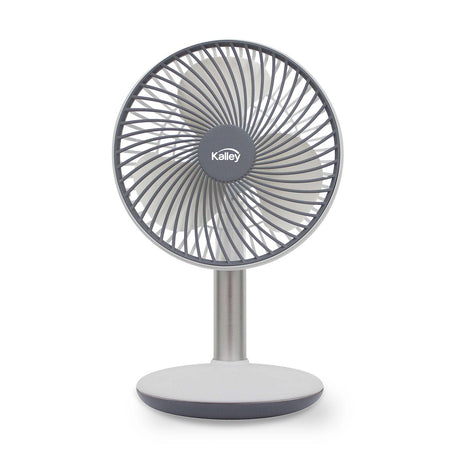 Ventilador de Mesa Blanco 17.8x29cm de Cuatro Velocidades con Oscilación - VENTILADORES | Bylmo