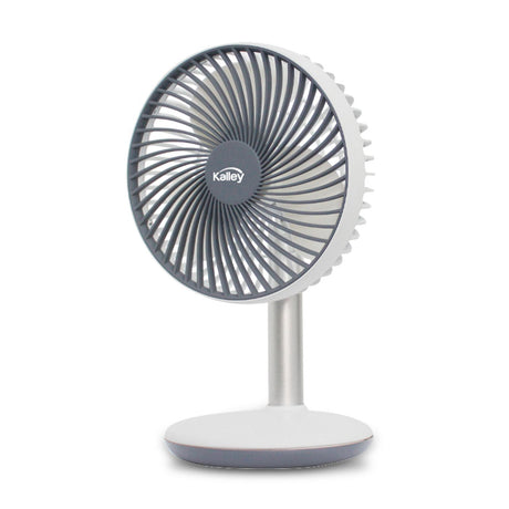 Ventilador de Mesa Blanco 17.8x29cm de Cuatro Velocidades con Oscilación - VENTILADORES | Bylmo