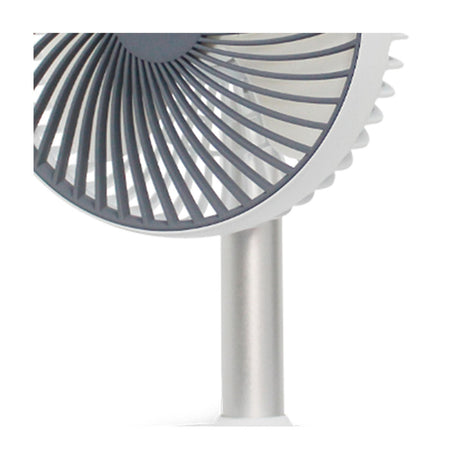Ventilador de Mesa Blanco 17.8x29cm de Cuatro Velocidades con Oscilación - VENTILADORES | Bylmo
