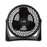 Ventilador de Mesa Negro 27x26.2cm de Tres Velocidades sin Oscilación - VENTILADORES | Bylmo