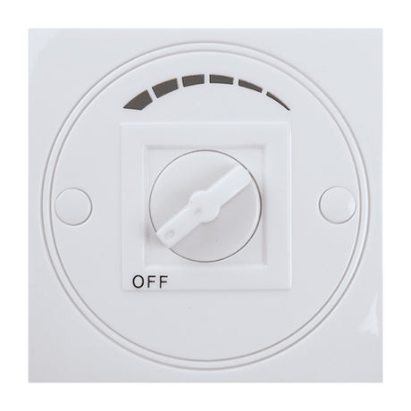 Ventilador de Órbita Blanco 45.2x36.5cm de Tres Velocidades sin Oscilación - VENTILADORES | Bylmo