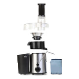 Extractor de Jugos Negro 16x32.5cm De 1.2 Litros con Base Antideslizante - EXPRIMIDORES Y EXTRACTORES | Bylmo