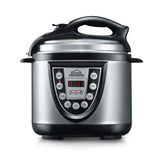 Olla Multifuncional Plateado y Negro 27.5x32cm de 4 Litros con Seis Funciones preconfiguradas - OLLAS MULTIFUNCIONALES | Bylmo