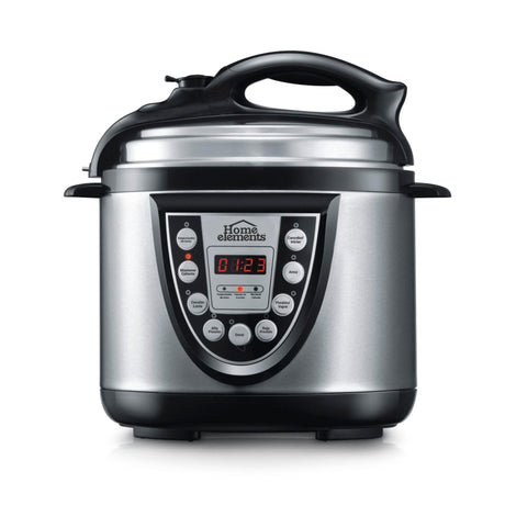 Olla Multifuncional Plateado y Negro 27.5x32cm de 4 Litros con Seis Funciones preconfiguradas - OLLAS MULTIFUNCIONALES | Bylmo