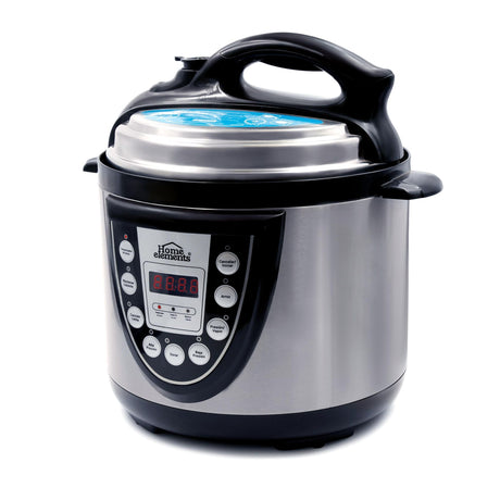 Olla Multifuncional Plateado y Negro 27.5x32cm de 4 Litros con Seis Funciones preconfiguradas - OLLAS MULTIFUNCIONALES | Bylmo