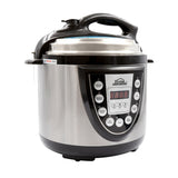 Olla Multifuncional Plateado y Negro 27.5x32cm de 4 Litros con Seis Funciones preconfiguradas - OLLAS MULTIFUNCIONALES | Bylmo