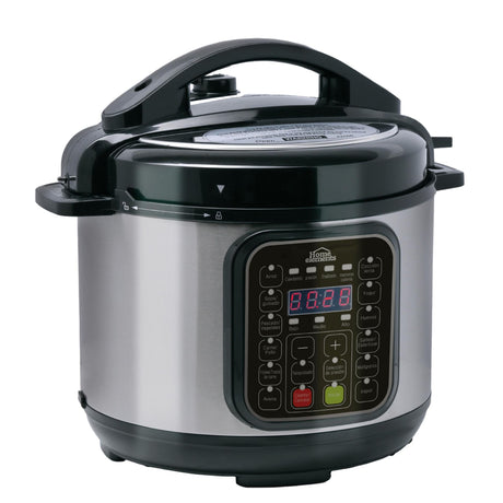 Olla Multifuncional Plateado y Negro 28.8x31.6cm de 4 Litros con Doce Funciones preconfiguradas - OLLAS MULTIFUNCIONALES | Bylmo