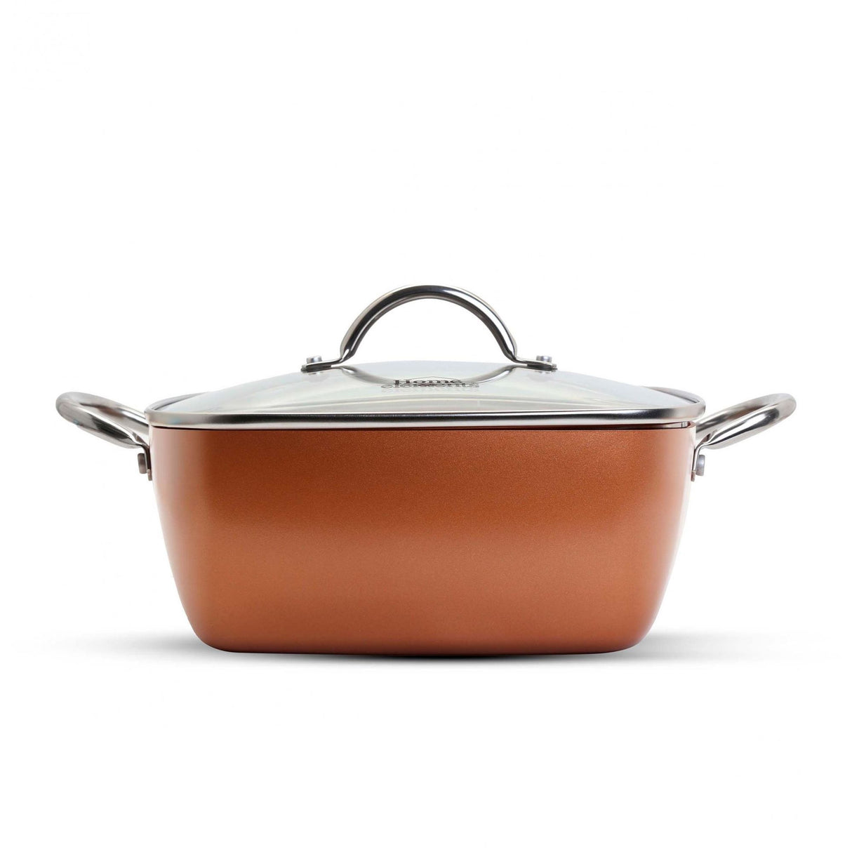 Olla Alta Cobre 25x12cm De 4 Litros Apta para Inducción con Mango de Acero Inoxidable - OLLAS Y SARTENES | Bylmo