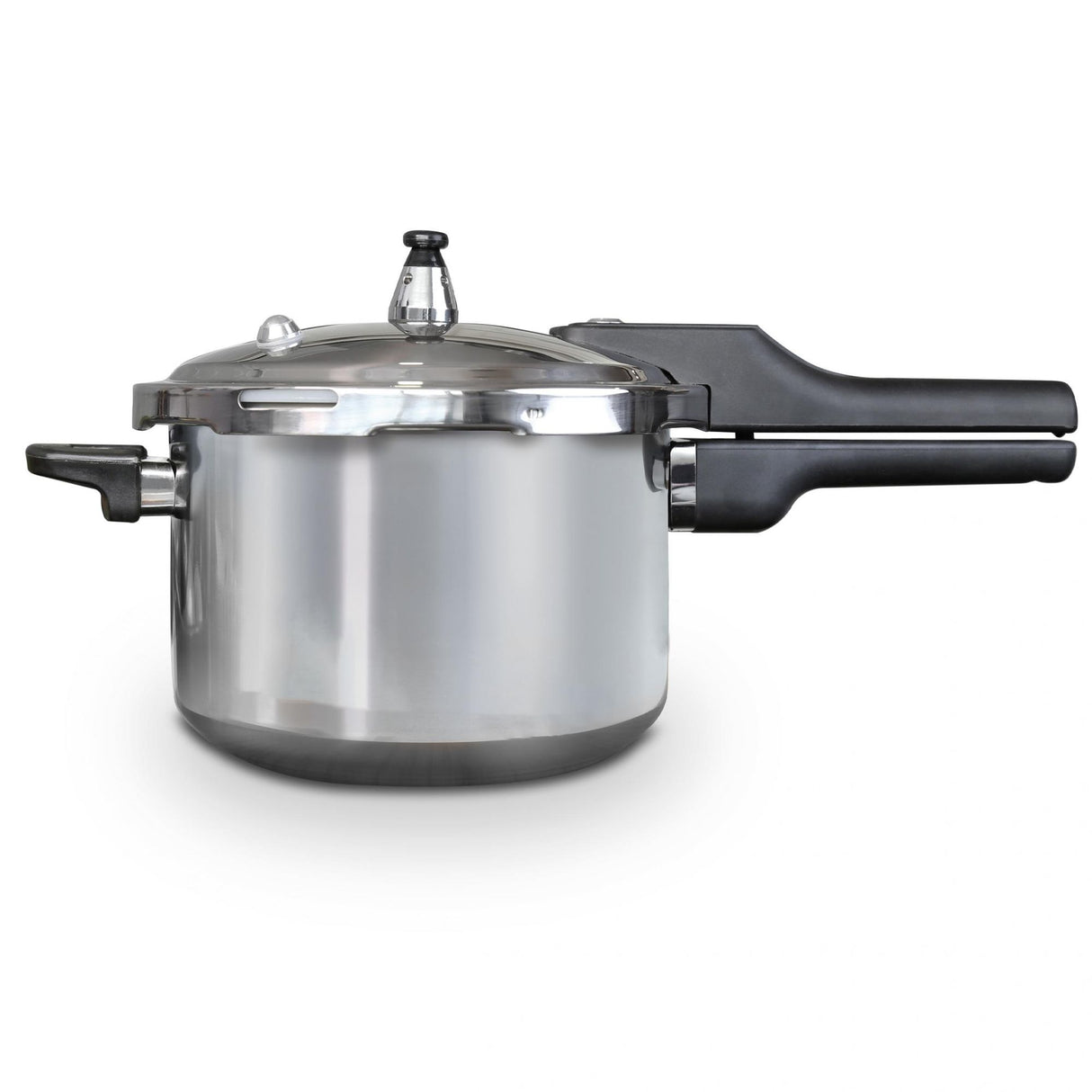 Olla de Presión Plateado y Negro 30.4x26.5cm De 11 Litros Apta para Inducción con Mango de Baquelita - OLLAS Y SARTENES | Bylmo