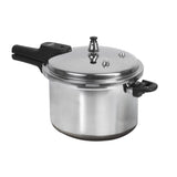 Olla de Presión Plateado y Negro 29.2x25.2cm De 9 Litros Apta para Inducción con Mango de Baquelita - OLLAS Y SARTENES | Bylmo