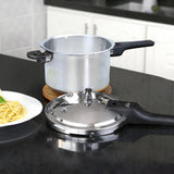 Olla de Presión Plateado y Negro 29.2x25.2cm De 9 Litros Apta para Inducción con Mango de Baquelita - OLLAS Y SARTENES | Bylmo