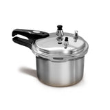 Olla de Presión Plateado y Negro 20.5x20cm De 3.2 Litros Apta para Inducción con Mango de Baquelita - OLLAS Y SARTENES | Bylmo