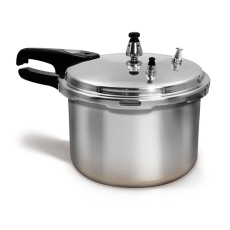 Olla de Presión Plateado y Negro 23x21cm De 3.2 Litros Apta para Inducción con Mango de Baquelita - OLLAS Y SARTENES | Bylmo