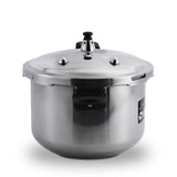 Olla de Presión Plateado y Negro 25.5x20.2cm De 5.6 Litros con Mango de Baquelita - OLLAS Y SARTENES | Bylmo