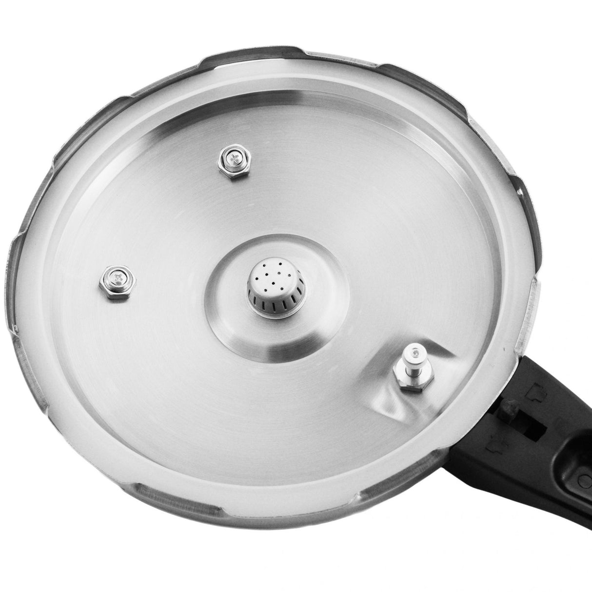 Olla de Presión Plateado y Negro 23x19cm De 4.2 Litros Apta para Inducción con Mango de Baquelita - OLLAS Y SARTENES | Bylmo