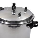 Olla de Presión Plateado y Negro 32.5x25.5cm De 11 Litros Apta para Inducción con Mango de Baquelita - OLLAS Y SARTENES | Bylmo