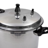 Olla de Presión Plateado y Negro 28.5x19cm De 7 Litros Apta para Inducción con Mango de Baquelita - OLLAS Y SARTENES | Bylmo