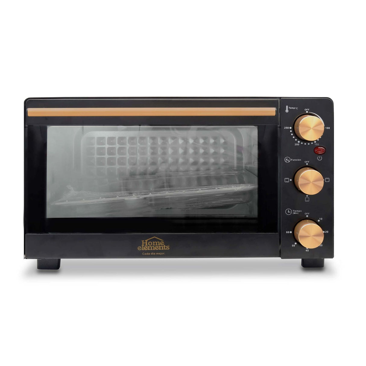 Horno Tostador Negro y Cobre 33x25cm de 21 Litros con Temporizador - HORNOS TOSTADORES | Bylmo