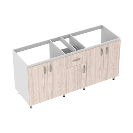 Mueble Inferior de Cocina Ambar Soder 178x86cm sin Mesón sin Estufa y con Organizador de Cubiertos - MUEBLES INFERIORES DE COCINA | Bylmo