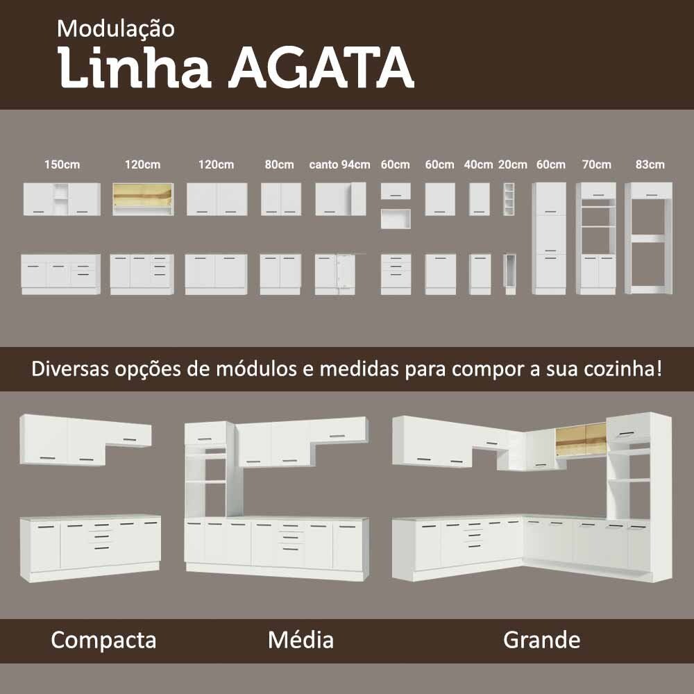 Mueble Inferior de Cocina Agata Blanco 120x81cm sin Mesón y sin Estufa con 3 Entrepaños - MUEBLES INFERIORES DE COCINA | Bylmo