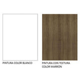 Mueble Inferior de Cocina Glamy Blanco y Marron 120x81cm sin Mesón y sin Estufa con 3 Cajones - MUEBLES INFERIORES DE COCINA | Bylmo