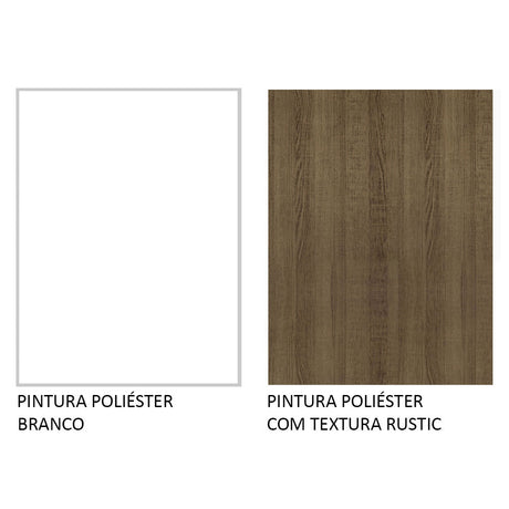 Mueble Inferior de Cocina Glamy Blanco y Marron 40x84cm con Mesón de Madera y sin Estufa con 3 Cajones - MUEBLES INFERIORES DE COCINA | Bylmo