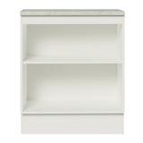 Mueble Inferior de Cocina Glamy Blanco 70x84cm con Mesón de Madera y sin Estufa - MUEBLES INFERIORES DE COCINA | Bylmo