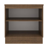 Mueble Inferior de Cocina Agata Marron y Blanco 80x84cm con Mesón de Madera y sin Estufa con 2 Entrepaños - MUEBLES INFERIORES DE COCINA | Bylmo