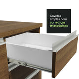 Mueble Inferior de Cocina Glamy Marron 80x84cm con Mesón de Madera y sin Estufa con 2 Cajones - MUEBLES INFERIORES DE COCINA | Bylmo