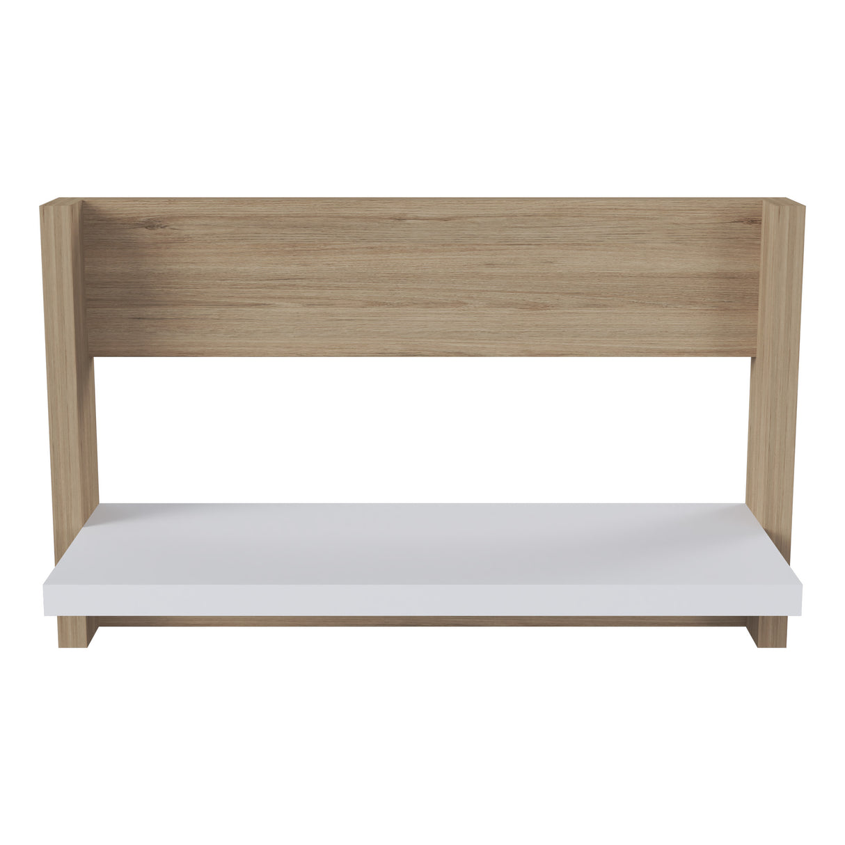 Repisa Arena y Blanco 38x23cm Flotante Rectangular - REPISAS | Bylmo