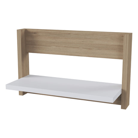 Repisa Arena y Blanco 38x23cm Flotante Rectangular - REPISAS | Bylmo