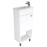 Gabinete de Baño Rectangular Blanco 40x87cm sin Espejo y Un Entrepaño - GABINETES DE BANHO | Bylmo