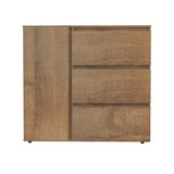 Cómoda Amaretto 100x91cm con Tres Cajones y con Patas - CAJONERAS Y COMODAS | Bylmo