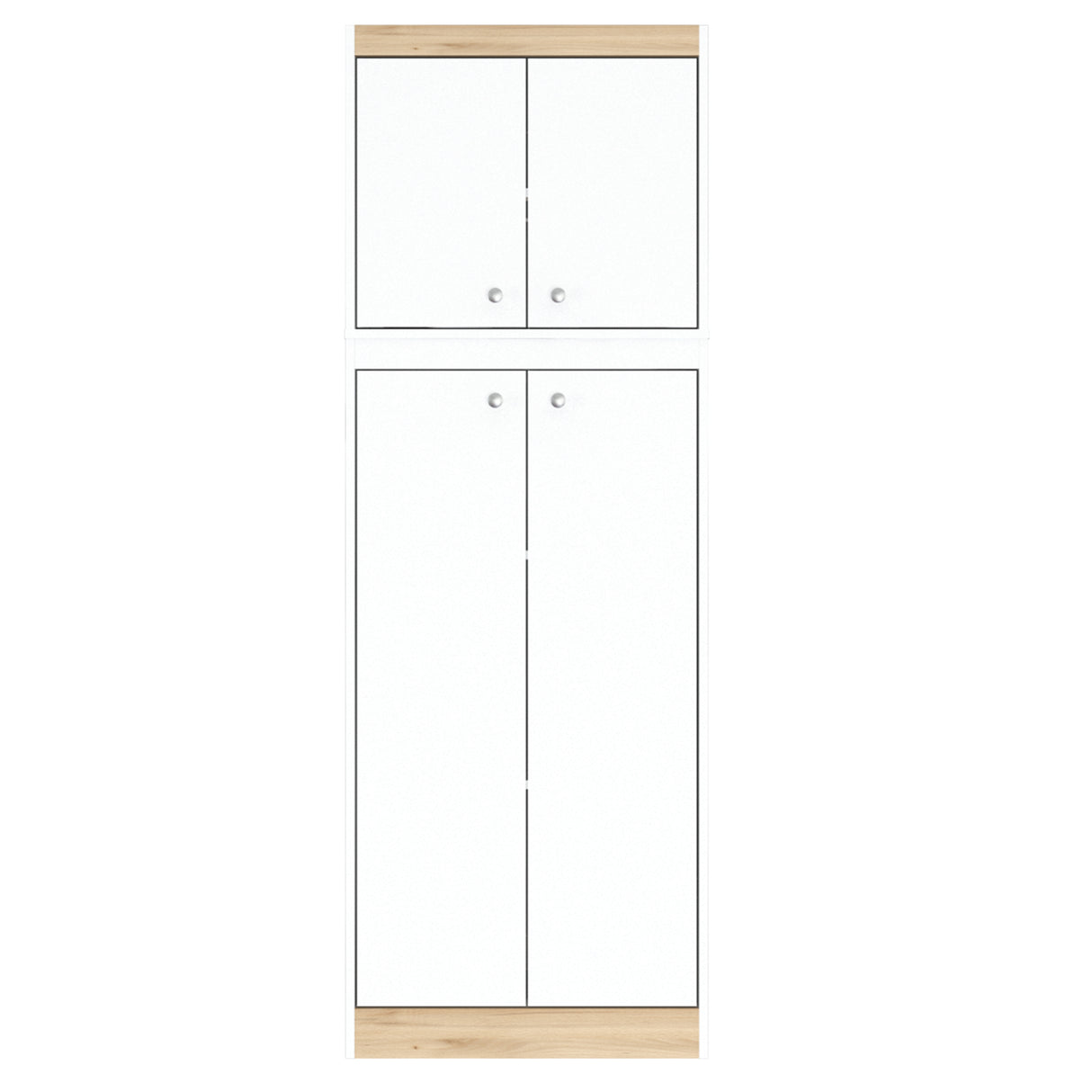 Alacena Blanco y Tribeca 60x170cm sin Cajones - ALACENAS Y MUEBLES MICROONDAS | Bylmo