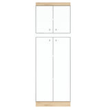 Alacena Blanco y Tribeca 60x170cm sin Cajones - ALACENAS Y MUEBLES MICROONDAS | Bylmo