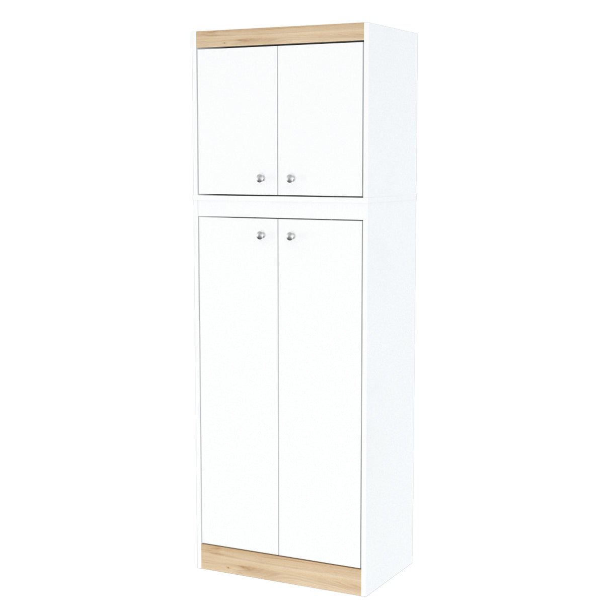 Alacena Blanco y Tribeca 60x170cm sin Cajones - ALACENAS Y MUEBLES MICROONDAS | Bylmo