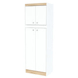 Alacena Blanco y Tribeca 60x170cm sin Cajones - ALACENAS Y MUEBLES MICROONDAS | Bylmo