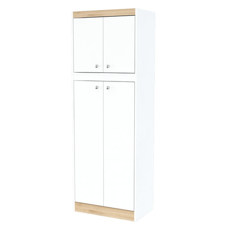 Alacena Blanco y Tribeca 60x170cm sin Cajones - ALACENAS Y MUEBLES MICROONDAS | Bylmo