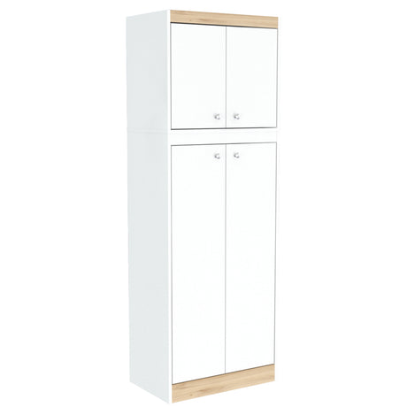 Alacena Blanco y Tribeca 60x170cm sin Cajones - ALACENAS Y MUEBLES MICROONDAS | Bylmo