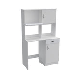 Alacena Blanco 110x179cm con Un Cajón y con Espacio para Microondas - ALACENAS Y MUEBLES MICROONDAS | Bylmo