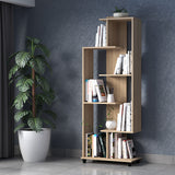 Biblioteca con Forma Irregular Arena 60x160cm con Seis Entrepaños - BIBLIOTECAS Y ESTANTERIAS | Bylmo