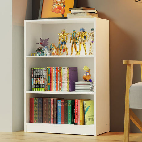 Estantería Infantil Blanco 71x102cm con Tres Compartimientos - BIBLIOTECAS Y ESTANTERIAS | Bylmo