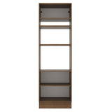 Mueble Microondas Agata Marron y Blanco 70x225cm sin Cajones y con Patas - ALACENAS Y MUEBLES MICROONDAS | Bylmo