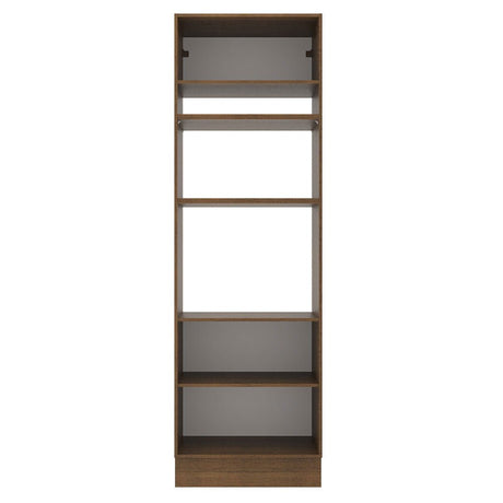 Mueble Microondas Agata Marron y Blanco 70x225cm sin Cajones y con Patas - ALACENAS Y MUEBLES MICROONDAS | Bylmo