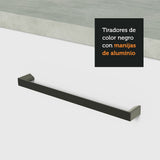 Set X 2 Muebles Inferiores de Cocina Agata Blanco 200x84cm sin Mesón sin Estufa y con Tres Cajones - MUEBLES INFERIORES DE COCINA | Bylmo